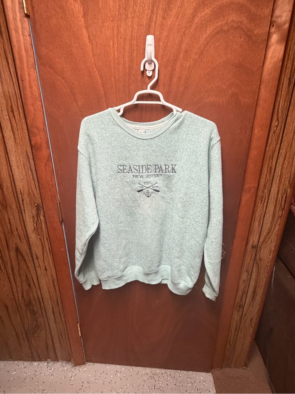 Seaside Park Crewneck Sweater - Mint Green